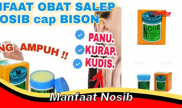 manfaat nosib