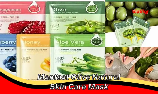 manfaat olive natural skin care mask