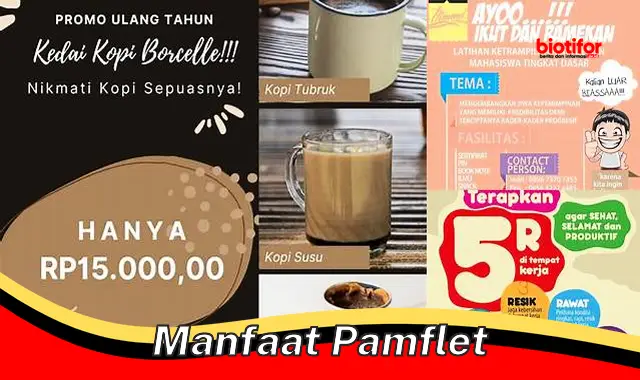 manfaat pamflet