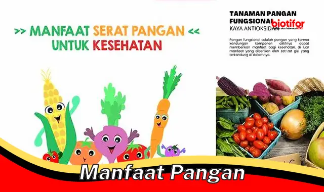 Temukan Manfaat Pangan yang Jarang Diketahui