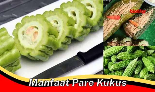 manfaat pare kukus