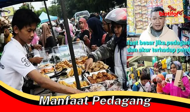 manfaat pedagang