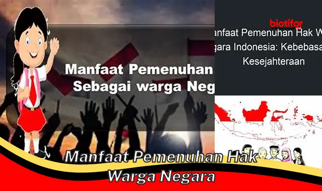 Temukan 5 Manfaat Pemenuhan Hak Warga Negara yang Jarang Diketahui