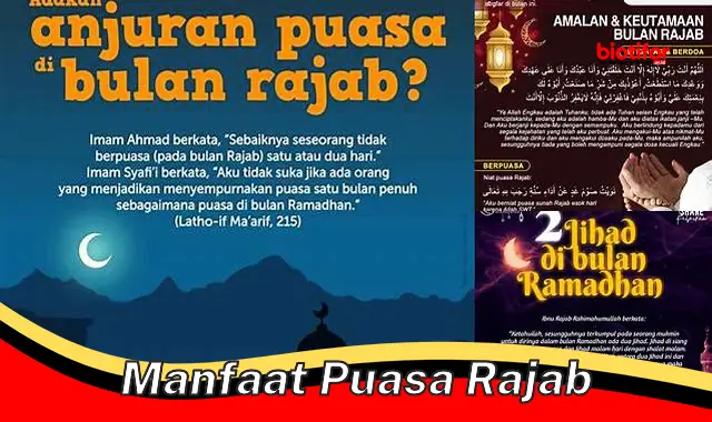 manfaat puasa rajab