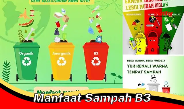 manfaat sampah b3