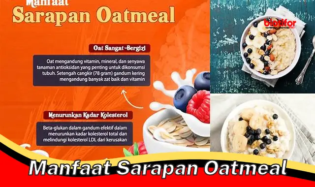 manfaat sarapan oatmeal