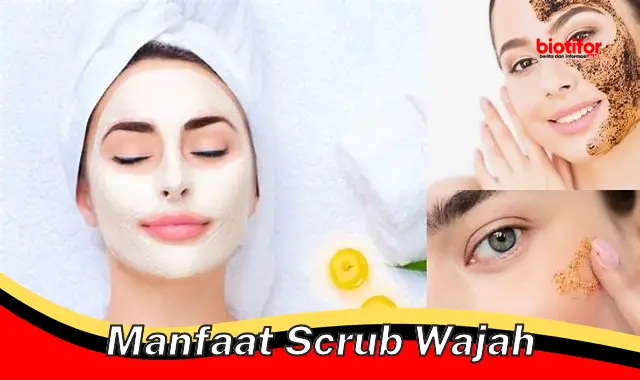 manfaat scrub wajah