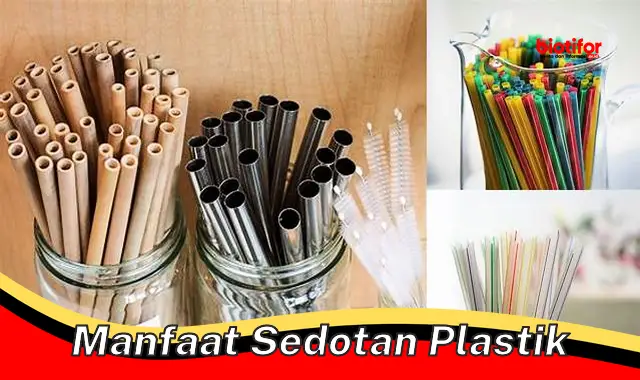 manfaat sedotan plastik