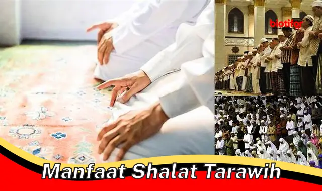 manfaat shalat tarawih