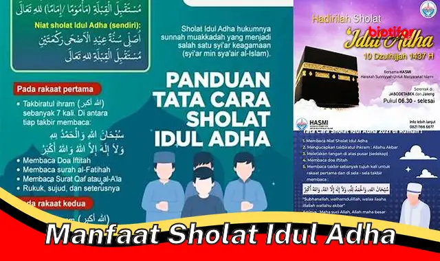 Manfaat Sholat Idul Adha yang Perlu Kamu Ketahui