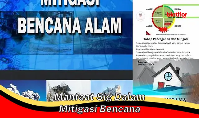 manfaat sig dalam mitigasi bencana