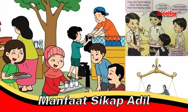 manfaat sikap adil