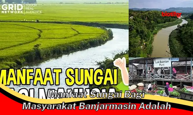 Temukan Manfaat Sungai Bagi Masyarakat Banjarmasin yang Jarang Diketahui