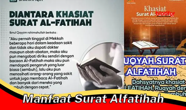 manfaat surat alfatihah