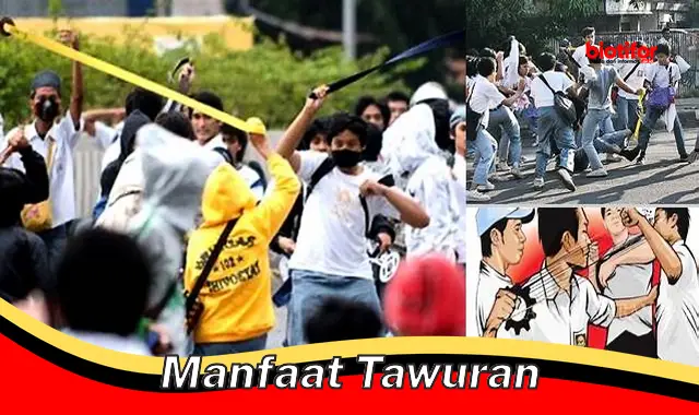 manfaat tawuran