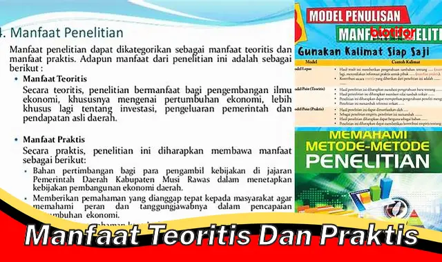 manfaat teoritis dan praktis