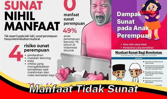 manfaat tidak sunat