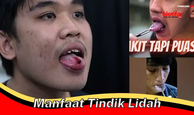 manfaat tindik lidah