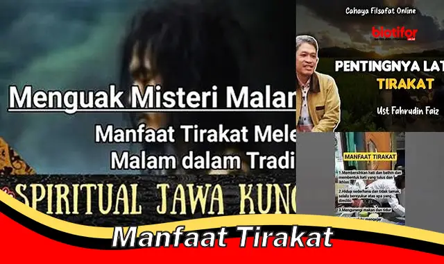 manfaat tirakat