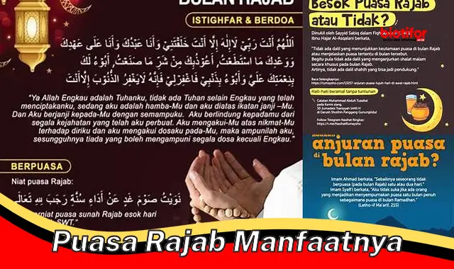 puasa rajab manfaatnya