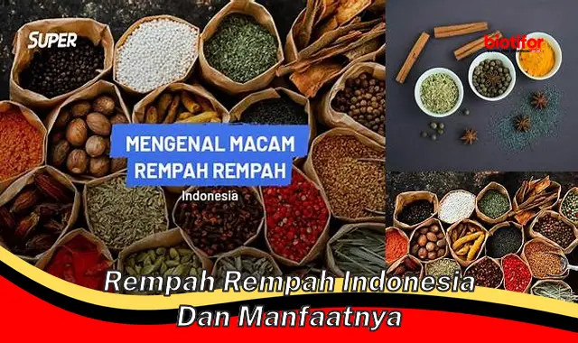 Temukan Manfaat Rempah Indonesia yang Jarang Diketahui