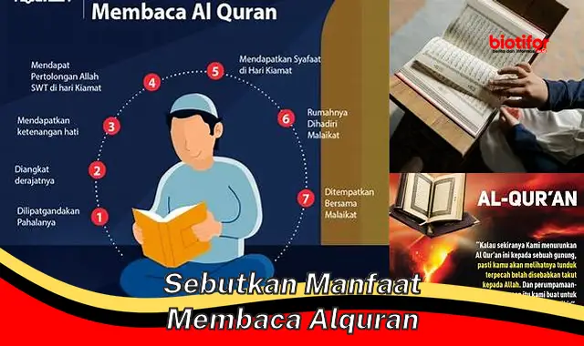 sebutkan manfaat membaca alquran