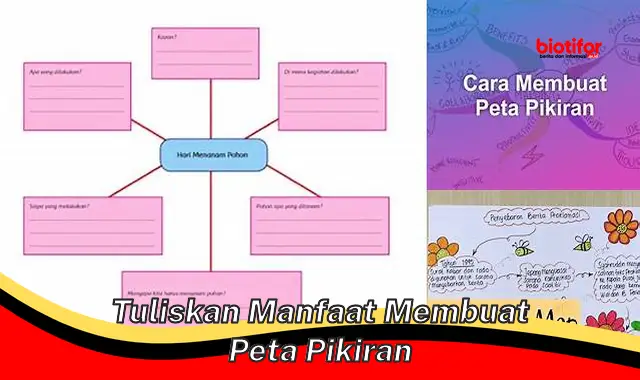 tuliskan manfaat membuat peta pikiran