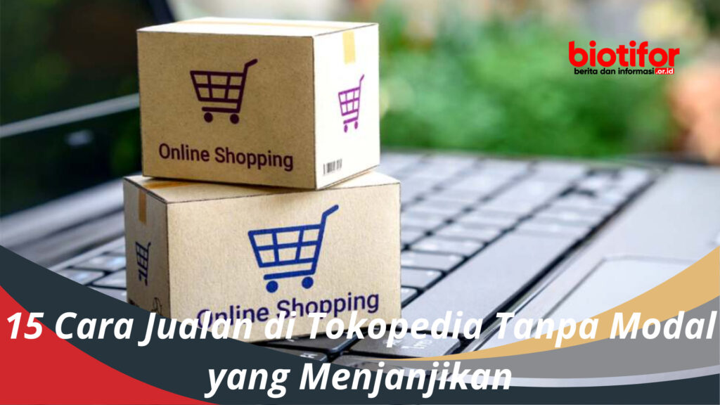 15 Cara Jualan Di Tokopedia Tanpa Modal Yang Menjanjikan - Biotifor