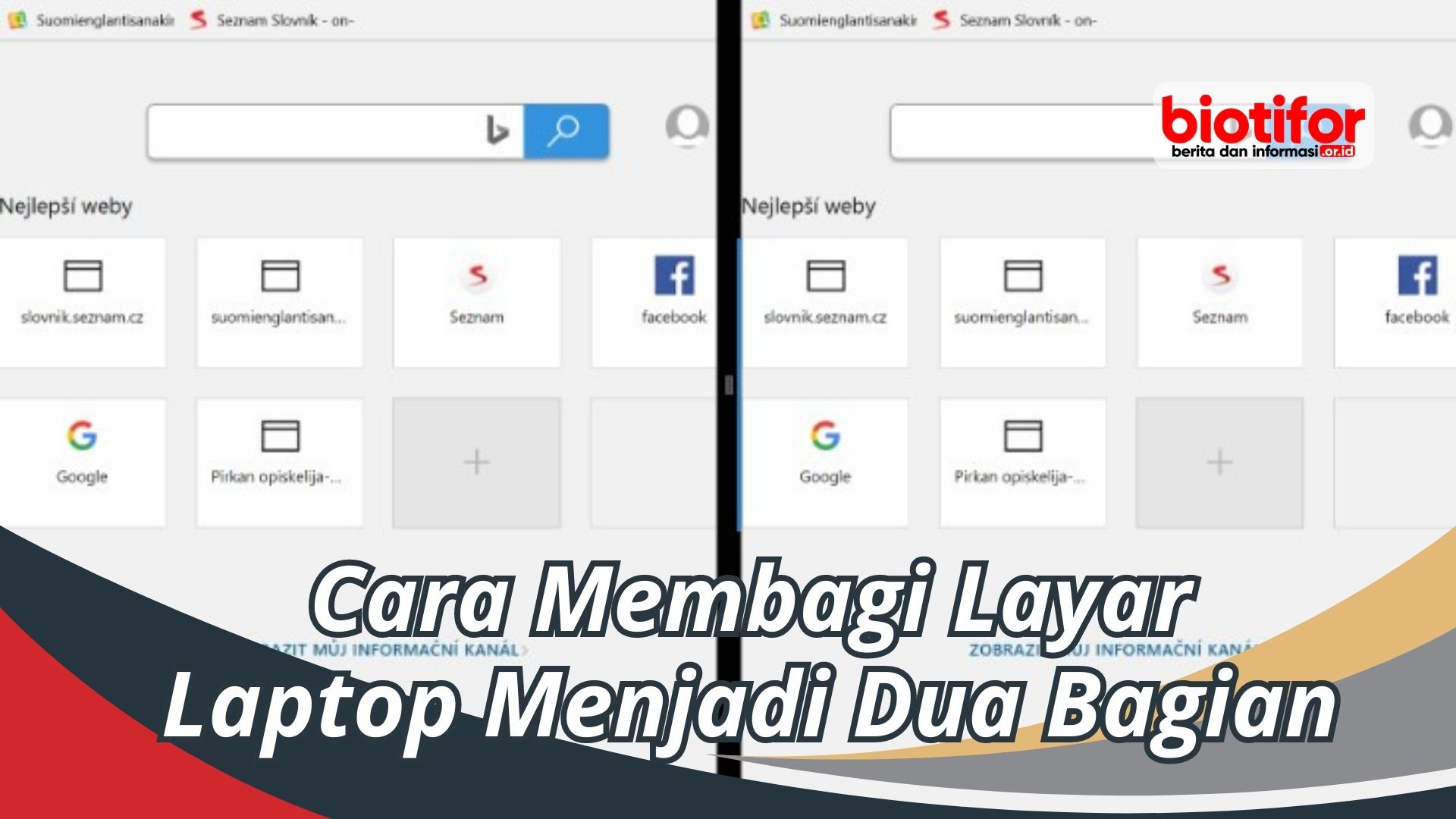 Cara Membagi Layar Laptop Menjadi Dua Bagian