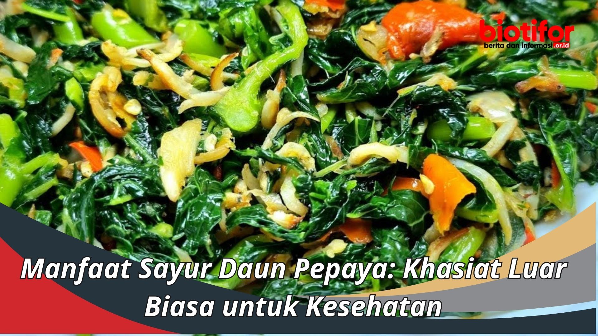 Manfaat Sayur Daun Pepaya: Khasiat Luar Biasa untuk Kesehatan