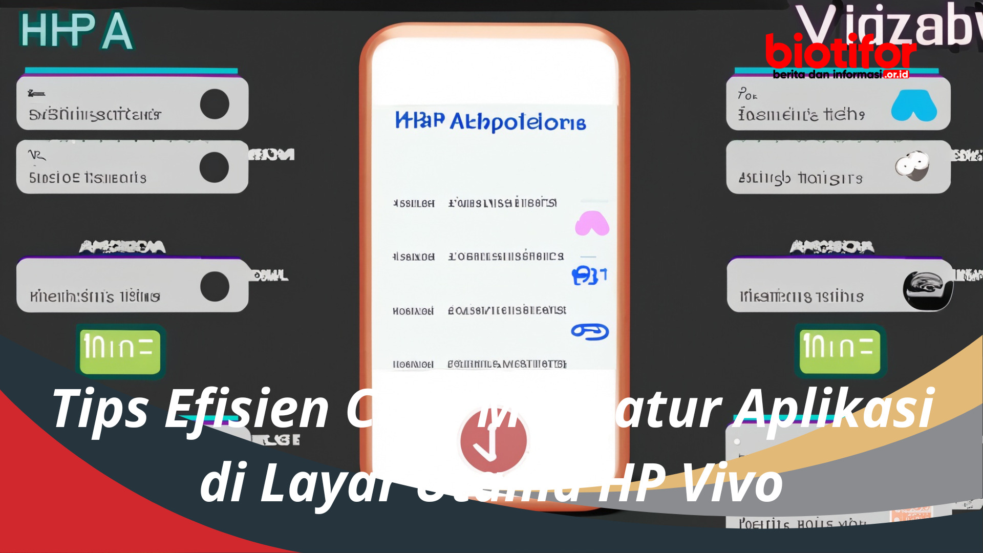 Tips Efisien Cara Mengatur Aplikasi di Layar Utama HP Vivo