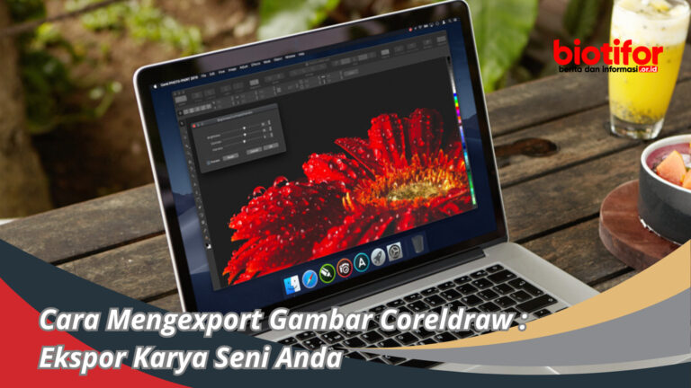 Cara Mengexport Gambar CorelDRAW : Ekspor Karya Seni Anda