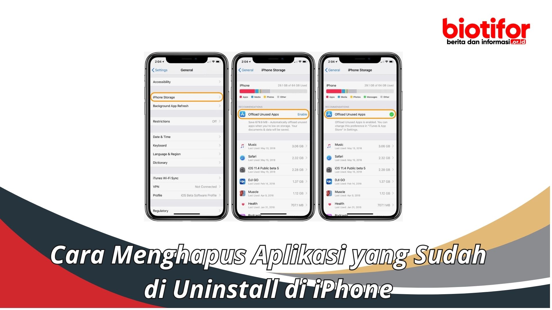 Cara Menghapus Aplikasi yang Sudah di Uninstall di iPhone