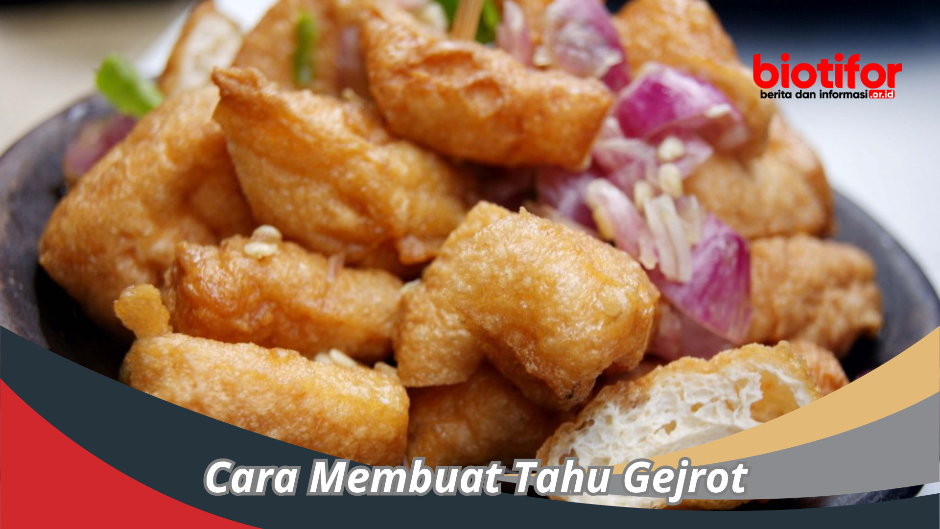 Cara Membuat Tahu Gejrot Enak Ala Pedagang Kaki Lima