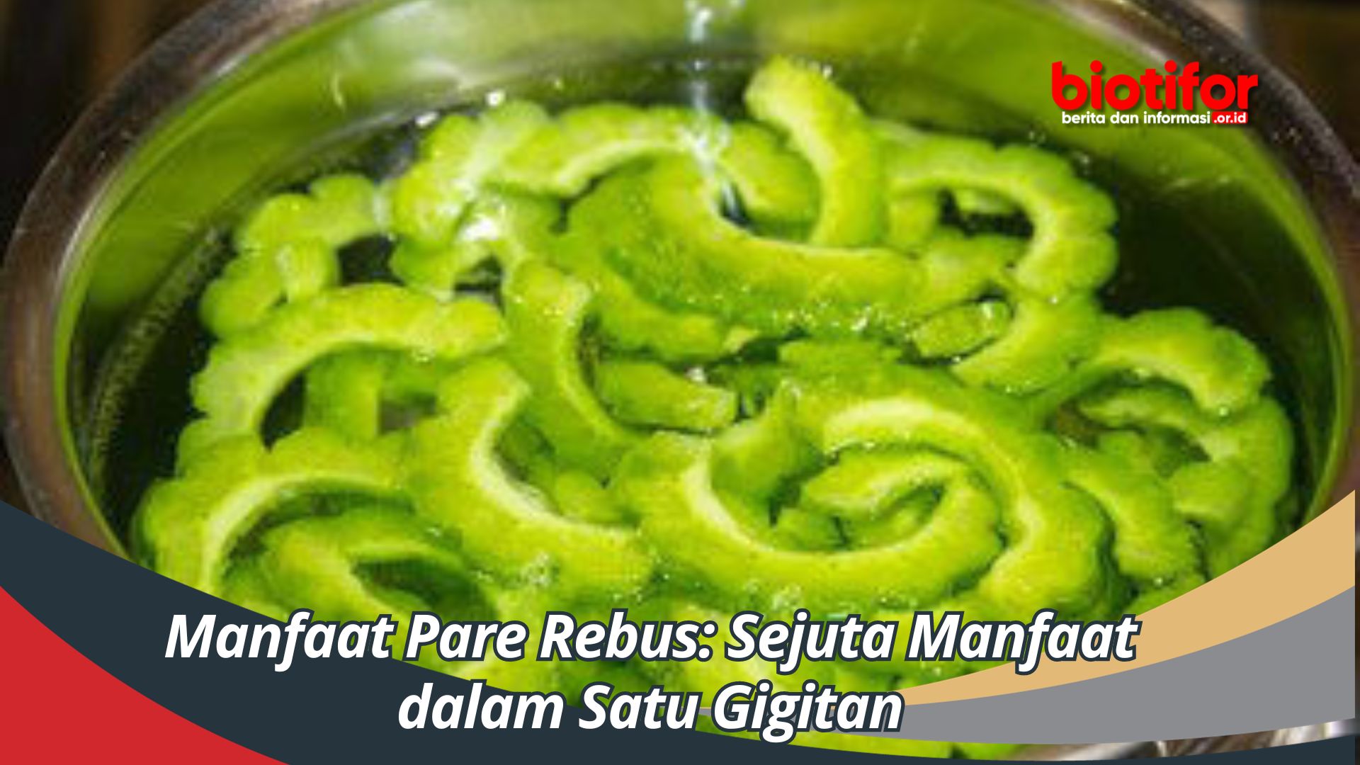 Manfaat Pare Rebus: Sejuta Manfaat dalam Satu Gigitan