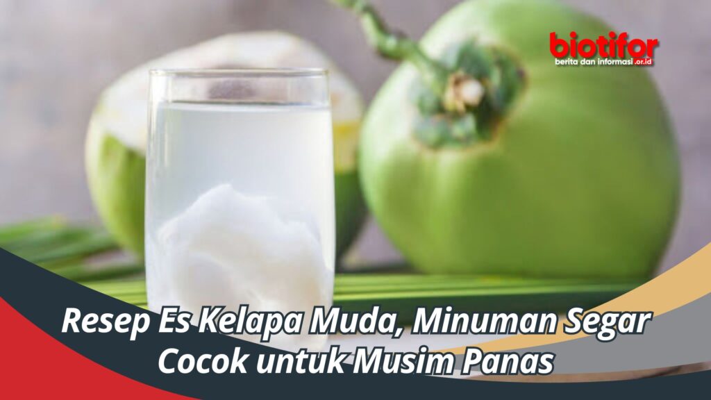 Resep Es Kelapa Muda Minuman Segar Cocok Untuk Musim Panas 5773