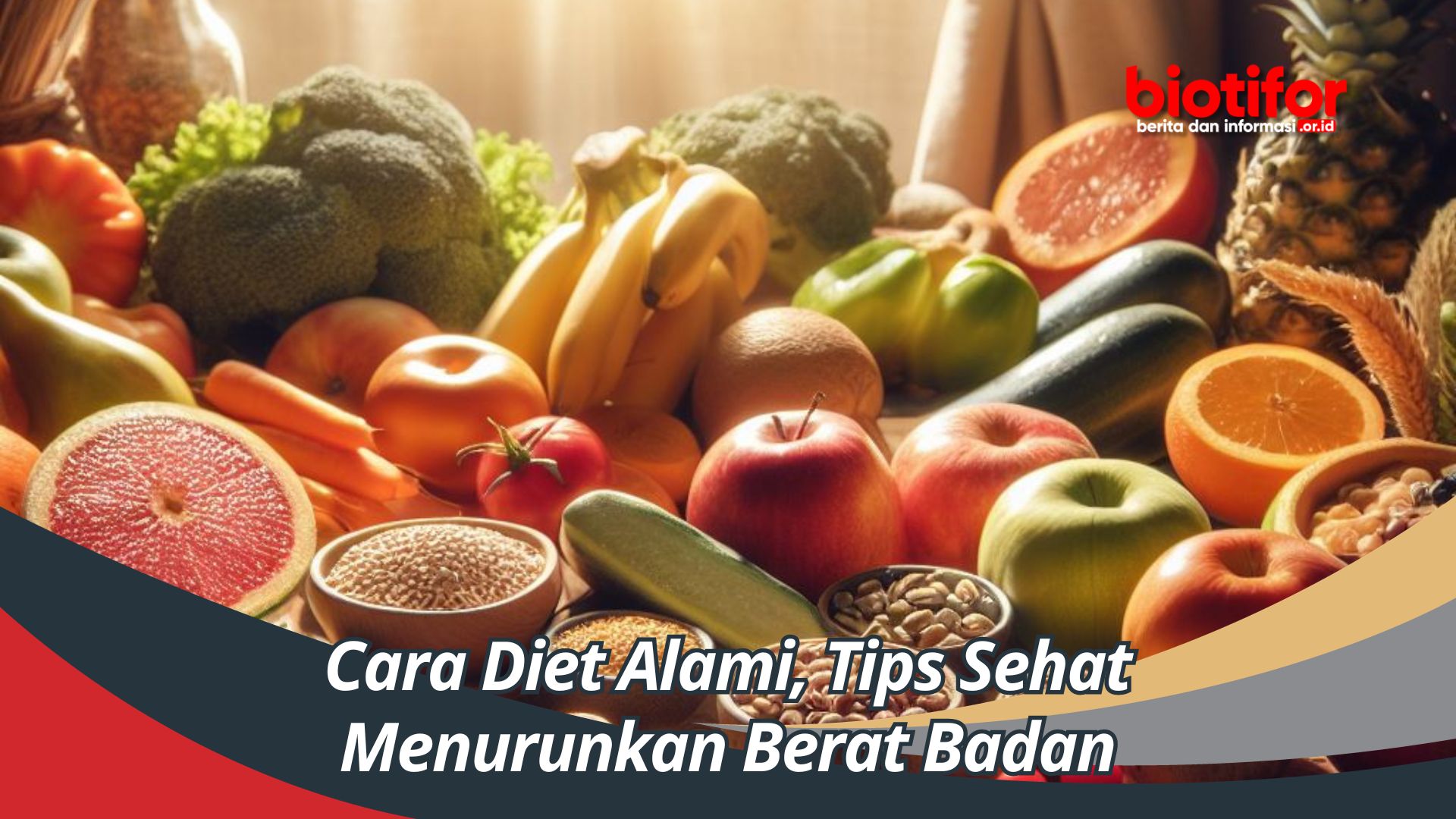 Cara Diet Alami, Tips Sehat Menurunkan Berat Badan