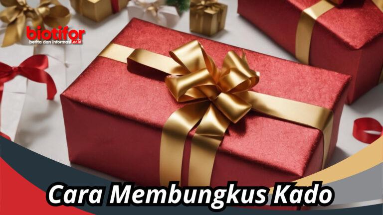 Cara Membungkus Kado Yang Mudah Dan Bagus