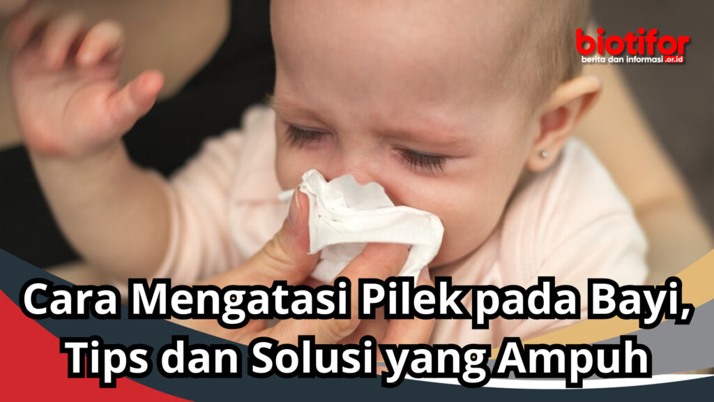 Cara Mengatasi Pilek Pada Bayi, Tips Dan Solusi Yang Ampuh - Biotifor