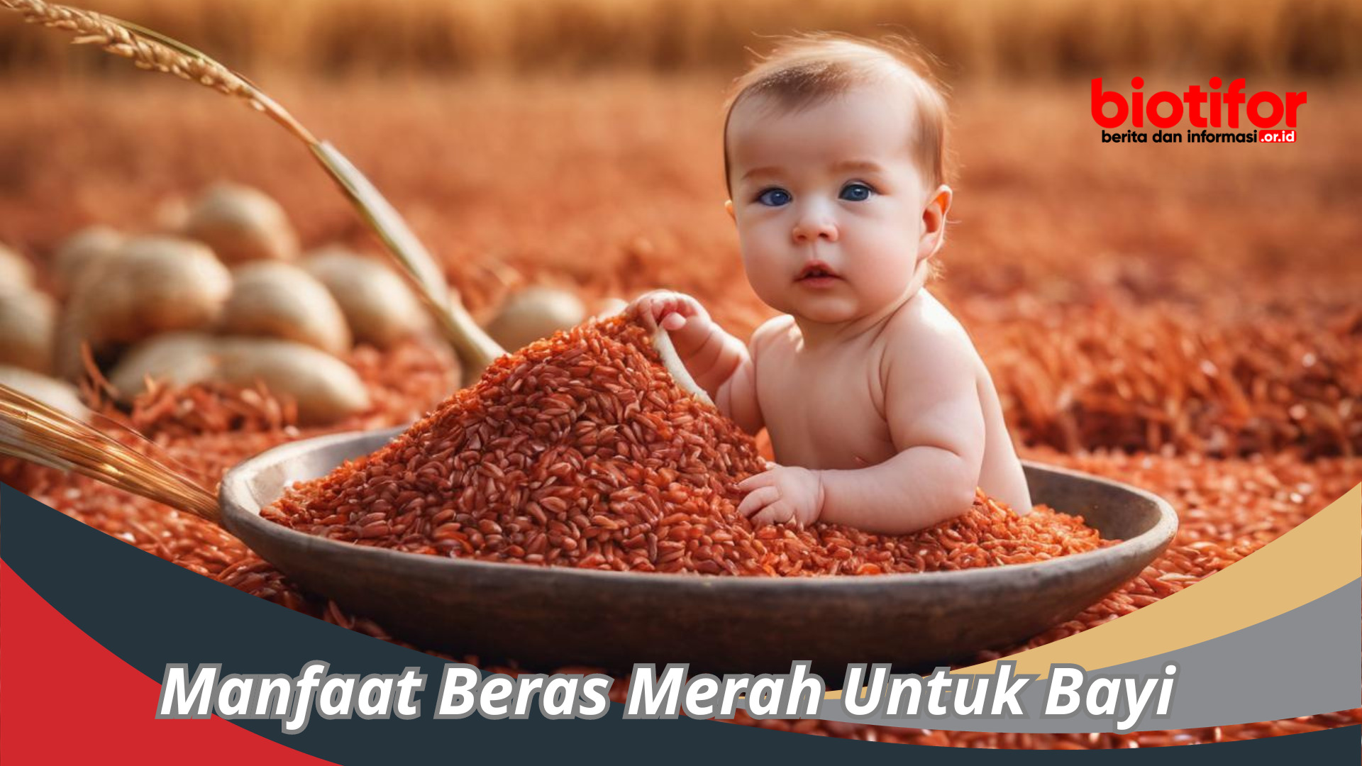 Sehat & Cerdas! Ini Manfaat Beras Merah Untuk Bayi