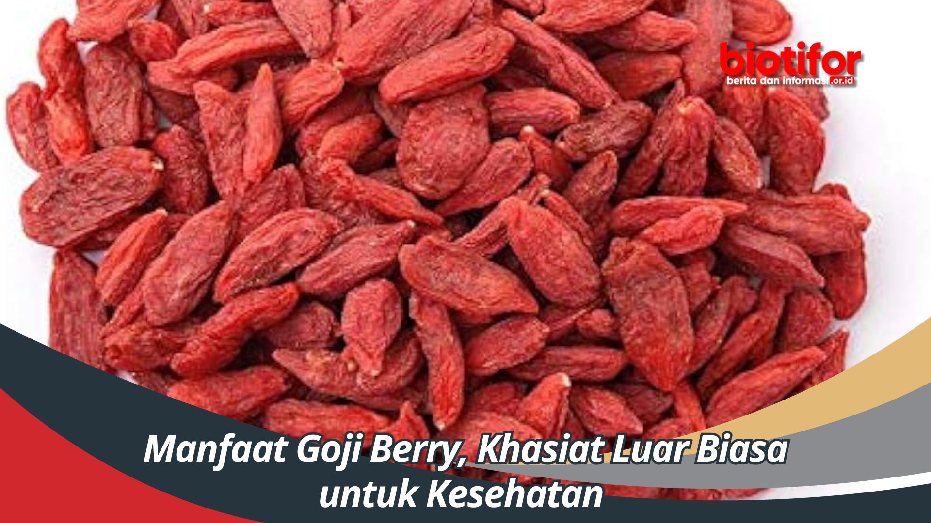 Manfaat Goji Berry, Khasiat Luar Biasa untuk Kesehatan