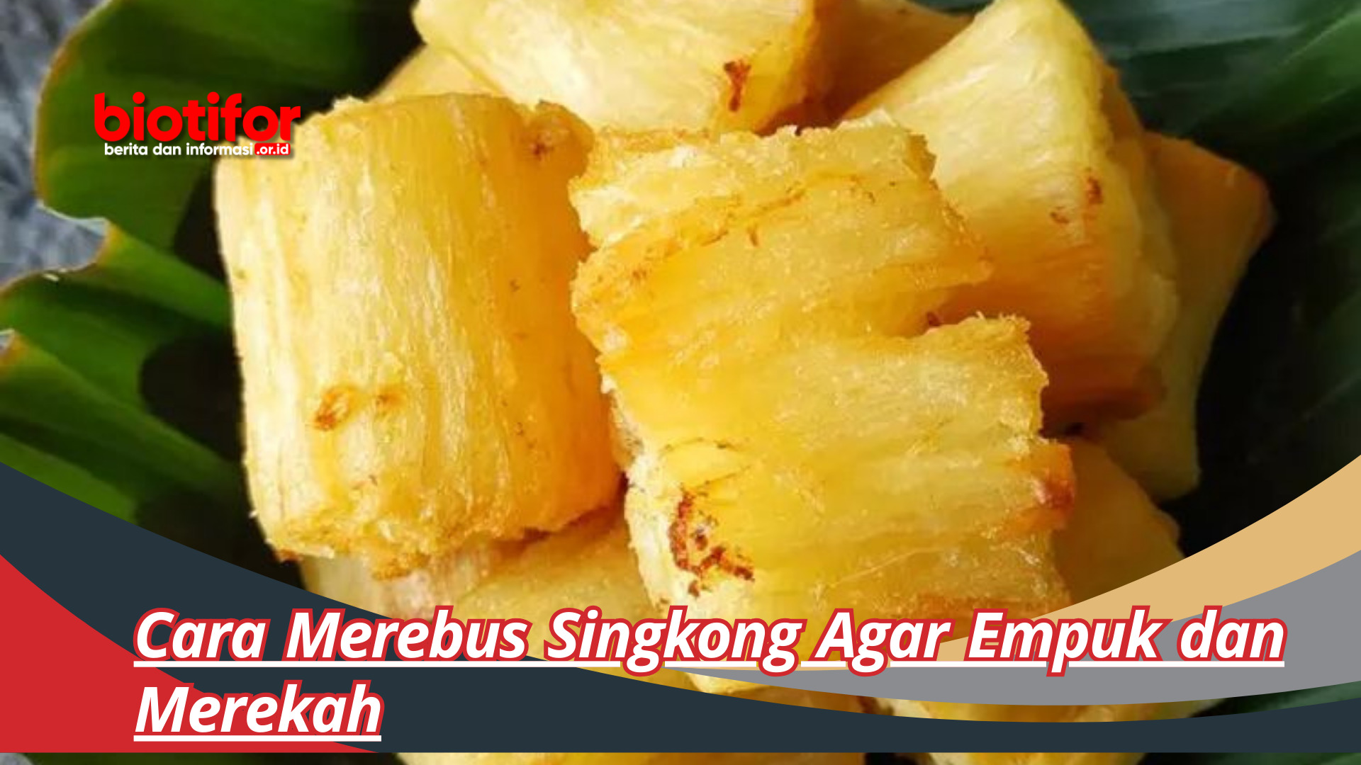 Cara Merebus Singkong Agar Empuk dan Merekah